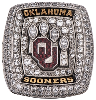 2018 Oklahoma Football Big 12 Championship/College Football Playoff Ring (Player LOP)